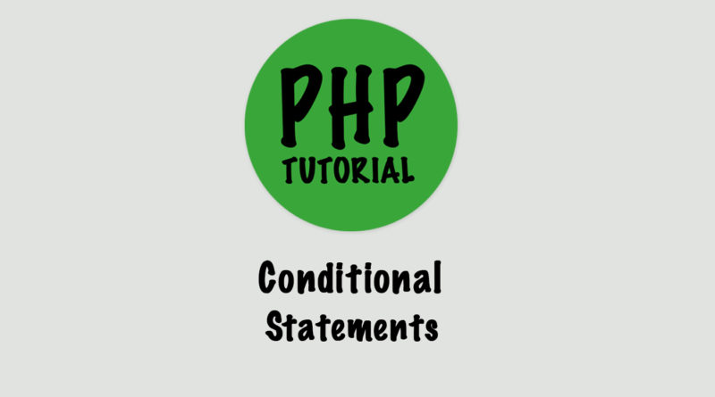 php conditional statements
