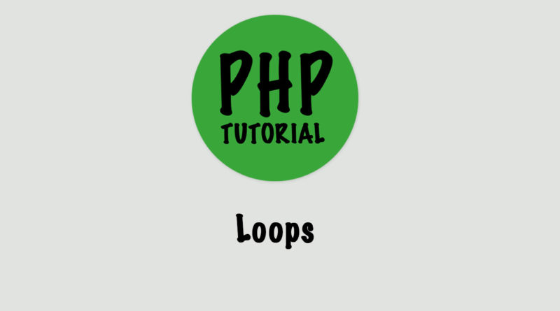 php loops tutorial